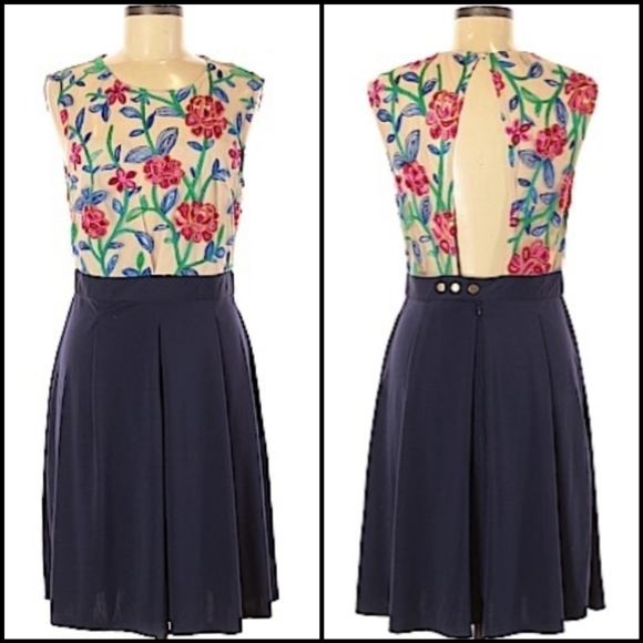 Acevog Dresses & Skirts - {M} ACEVOG Casual Floral Fit n' Flare Party Dress